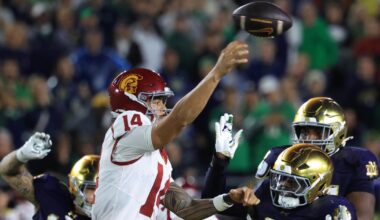 USC's playoff hopes take a big hit in loss to rival Notre Dame