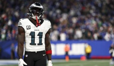 A.J. Brown will not play against the Giants