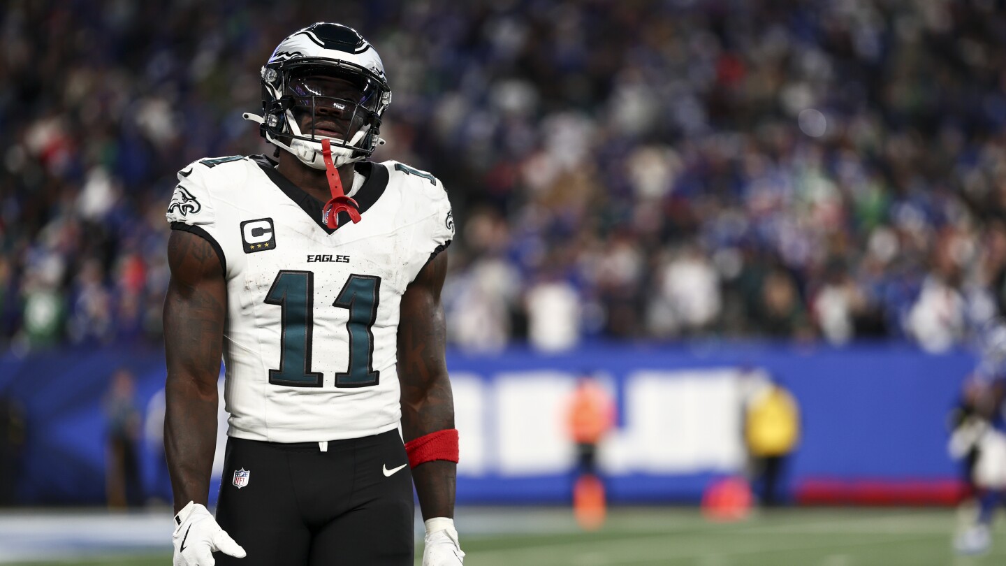 A.J. Brown will not play against the Giants