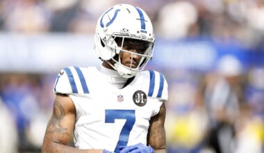 Colts CB Charvarius Ward out after suffering a concussion in pregame warmups