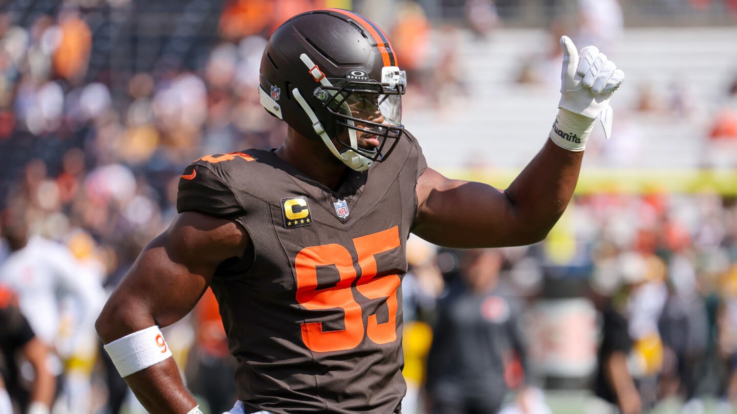 Myles Garrett is two sacks away from having the most before turning 30