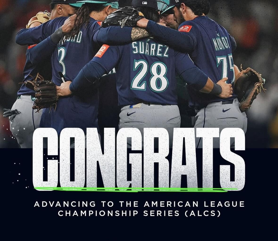Seahawks Congratulate Mariners on advancing to first ALCS in 24 years