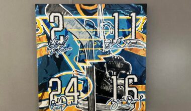 Finally got my commissioned Blues paintings displayed