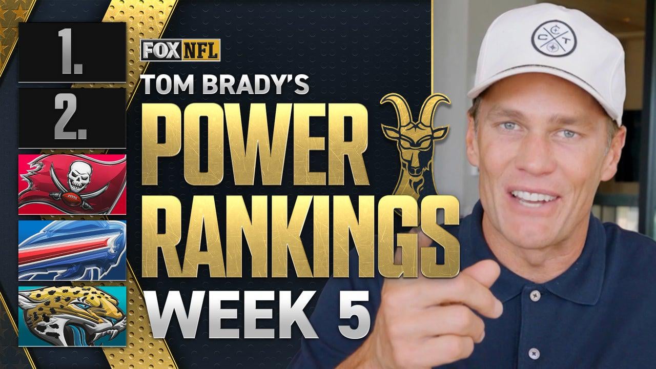 Brady ranks the bucs at #3