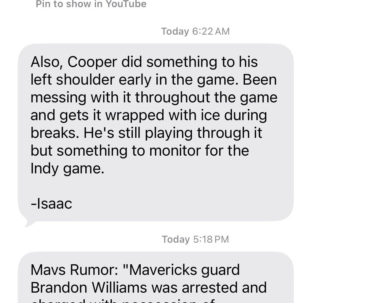 BWill arrested for possession of marijuana at DFW, per Nick, Locked on Mavs Subtext.