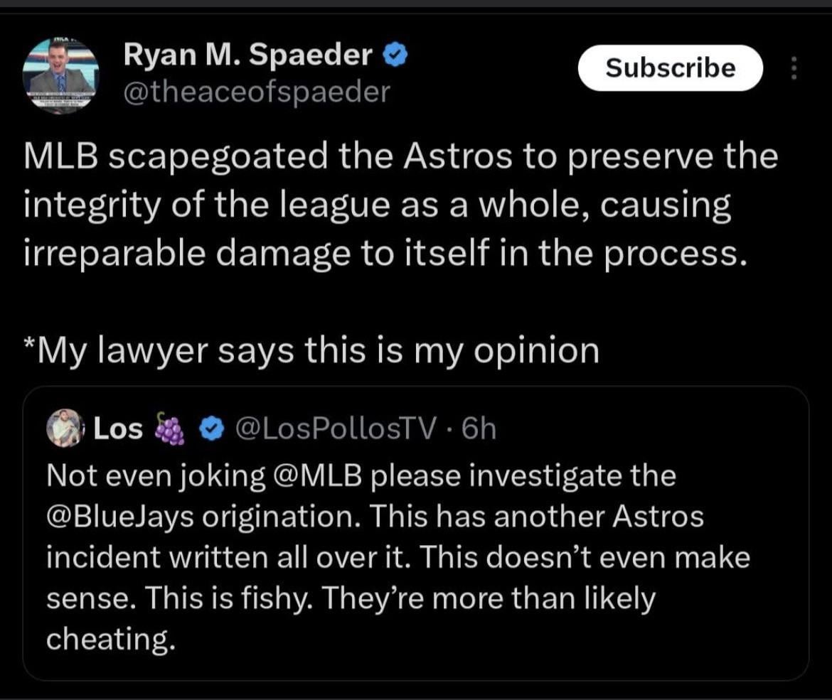 Are people finally starting to realize Houston got thrown under the bus?