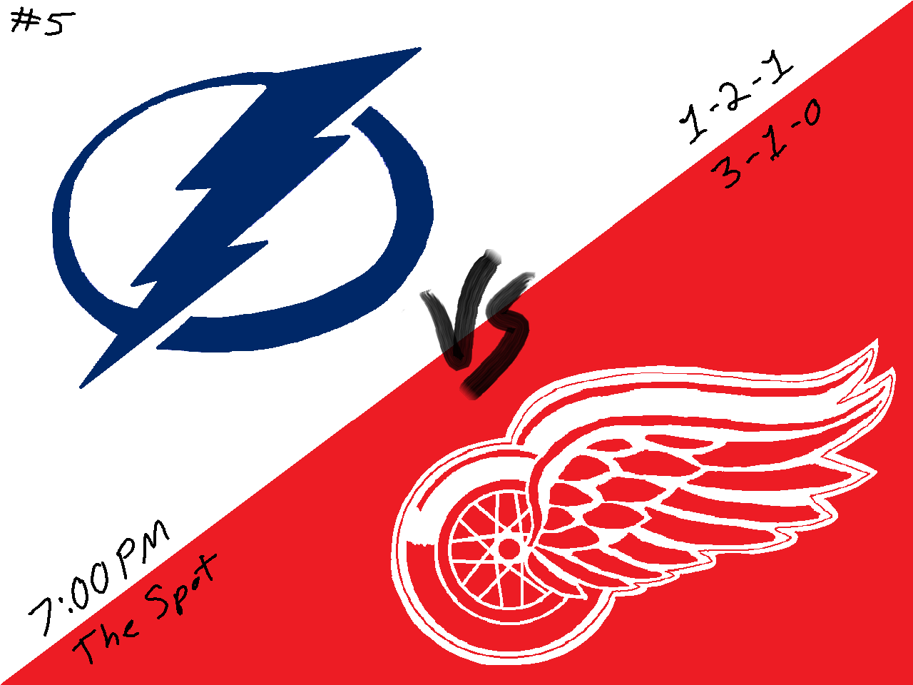 [PREGAME] Tampa Bay Lightning at Detroit Red Wings - 7:00pm EDT - 10/17/25 - The Spot - Win One for Vasy Edition