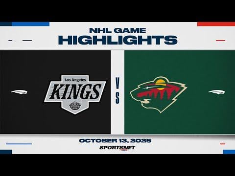 NHL Highlights | Kings vs. Wild - October 13, 2025
