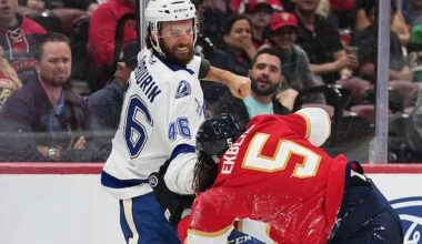 NHL suspends Sabourin 4 games, Lightning teammate Moser for 2 after chaotic pre-season finale