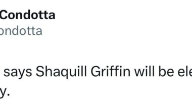 [Condotta] Macdonald says Shaquill Griffin will be elevated to play Sunday.