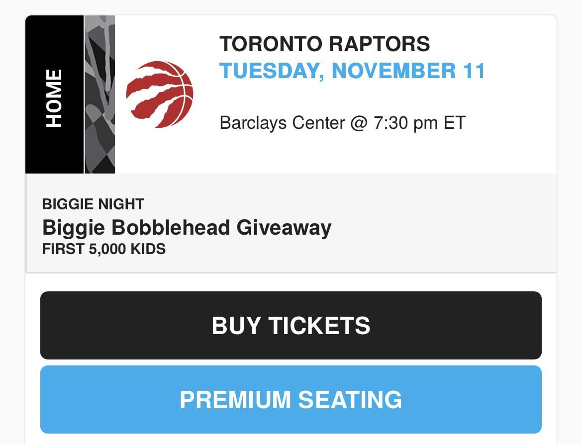 Biggie Bobblehead 11/11