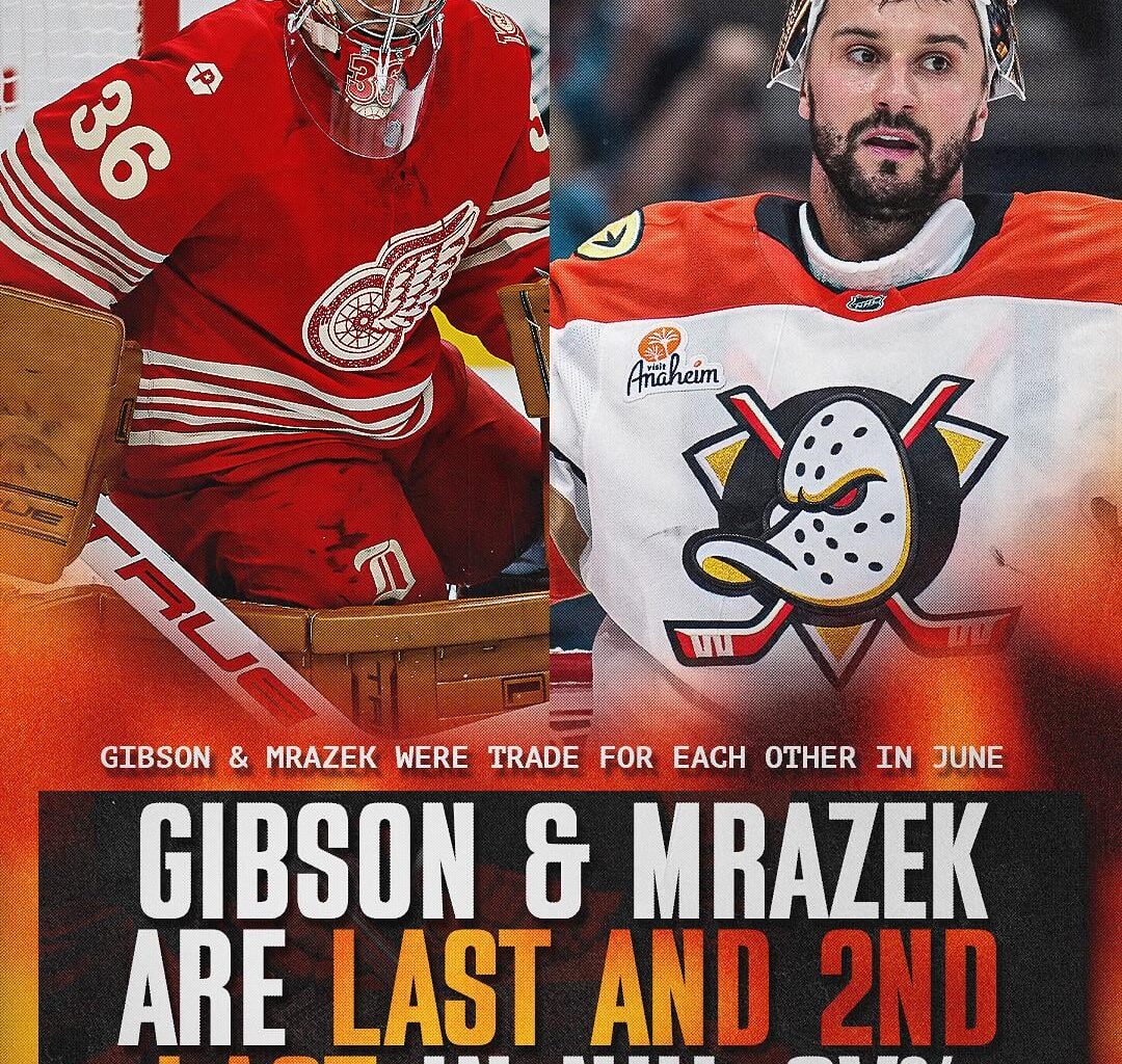 Gibson & Mrazek traded for each other, now league worsts