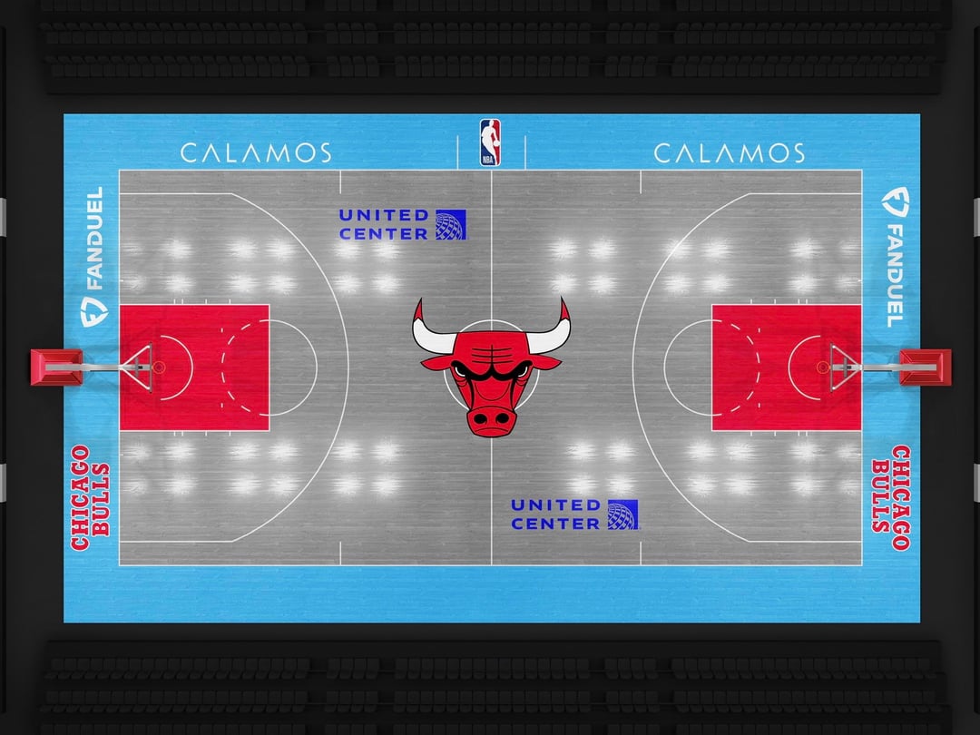 Chicago Bulls City Edition Concept (Ash Grey Court + OG Benny Logo Update)