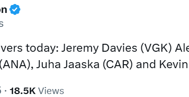 Do we loop back on Husso since we lost Ellis?