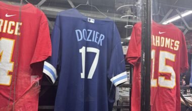 Not exactly the jersey I’d put in the window to attract customers!