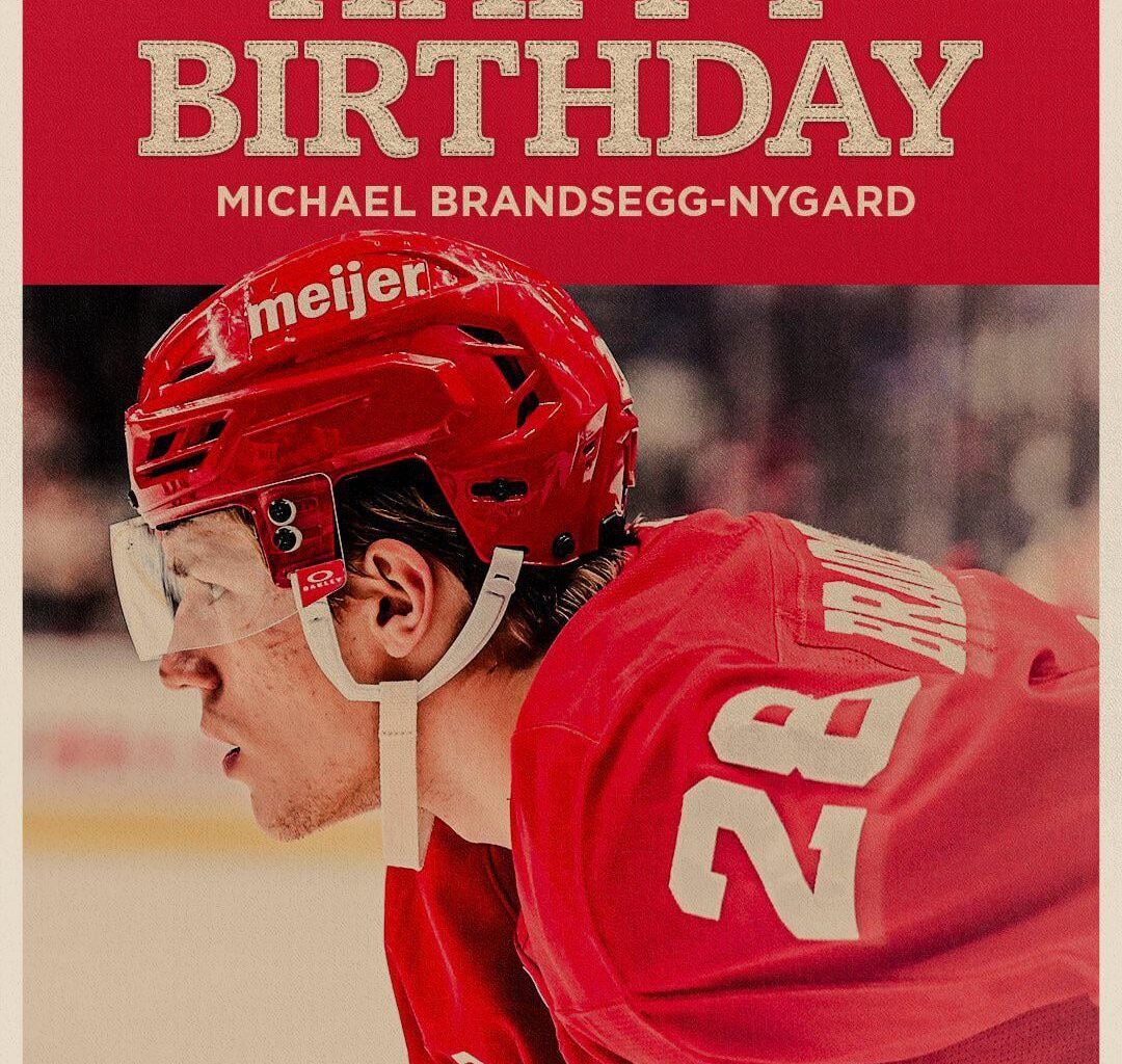 [Detroit Red Wings] Happy birthday to Michael Brandsegg-Nygård!