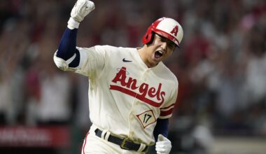 Did the MLB social media pages post  Ohtani alot when he was with Anaheim?