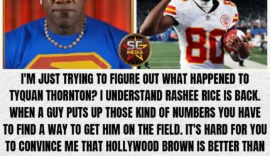 Shannon Sharpe is wondering what happened to Tyquan Thornton & says he's been better than Hollywood Brown this season!