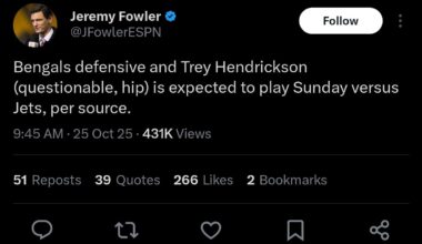 Trey expected to play!