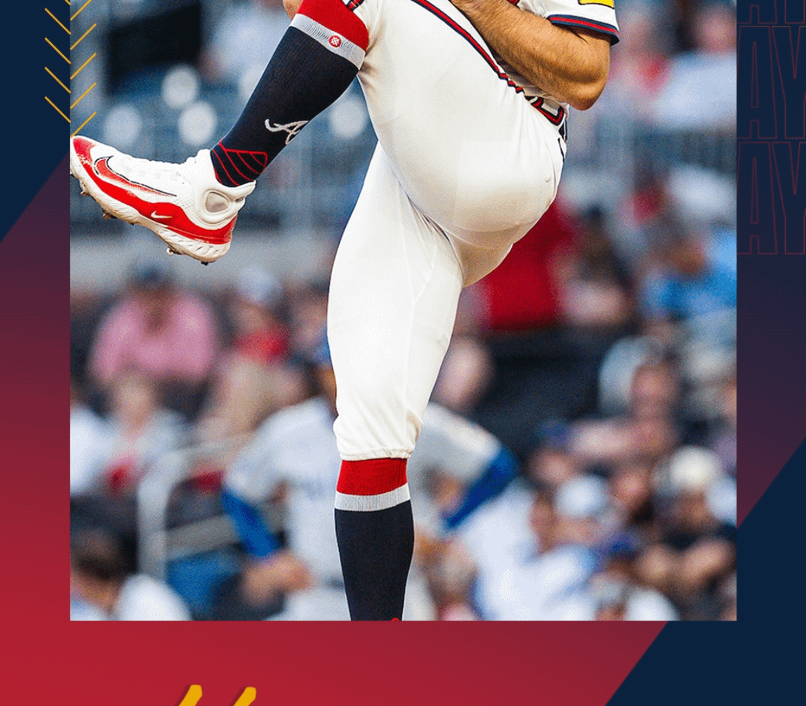 Braves went with a clean shaven photo of Spencer Strider for the Happy Birthday IG story