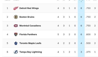 The Red Wings are #1 in the Atlantic Division!