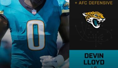 Devin Lloyd named AFC Defensive Player of the Month