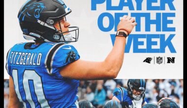 [Panthers] Ryan Fitzgerald named NFC special teams player of the week