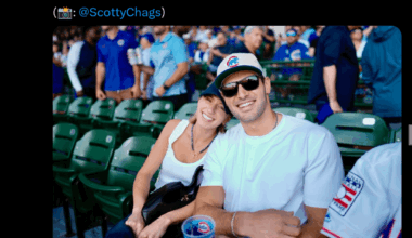 [Scott Bair]. @ColeKmet is at Wrigley for Game 3
