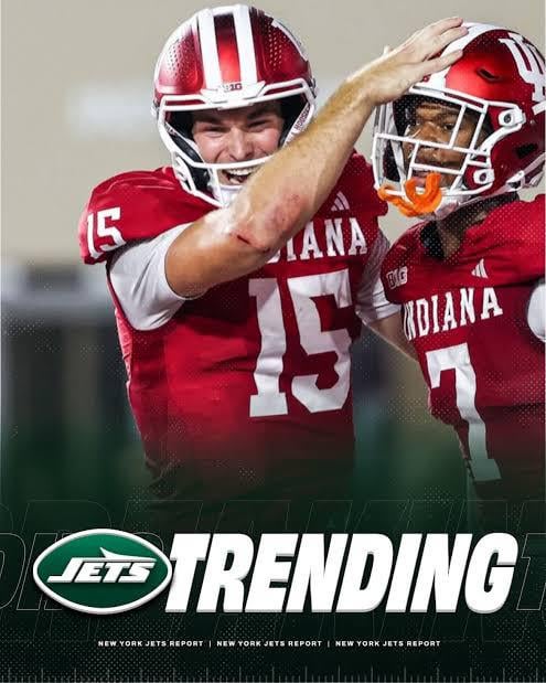 I’ve seen enough. Fernando Mendoza needs to be a Jet.