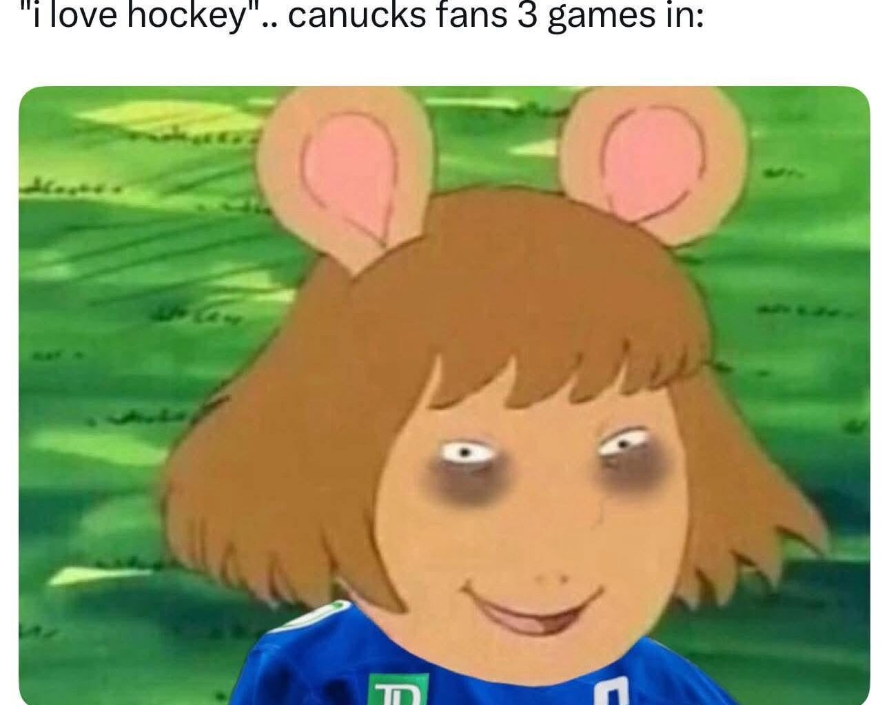 All around me are familiar faces...