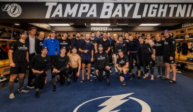 Locker room pic from milestone night