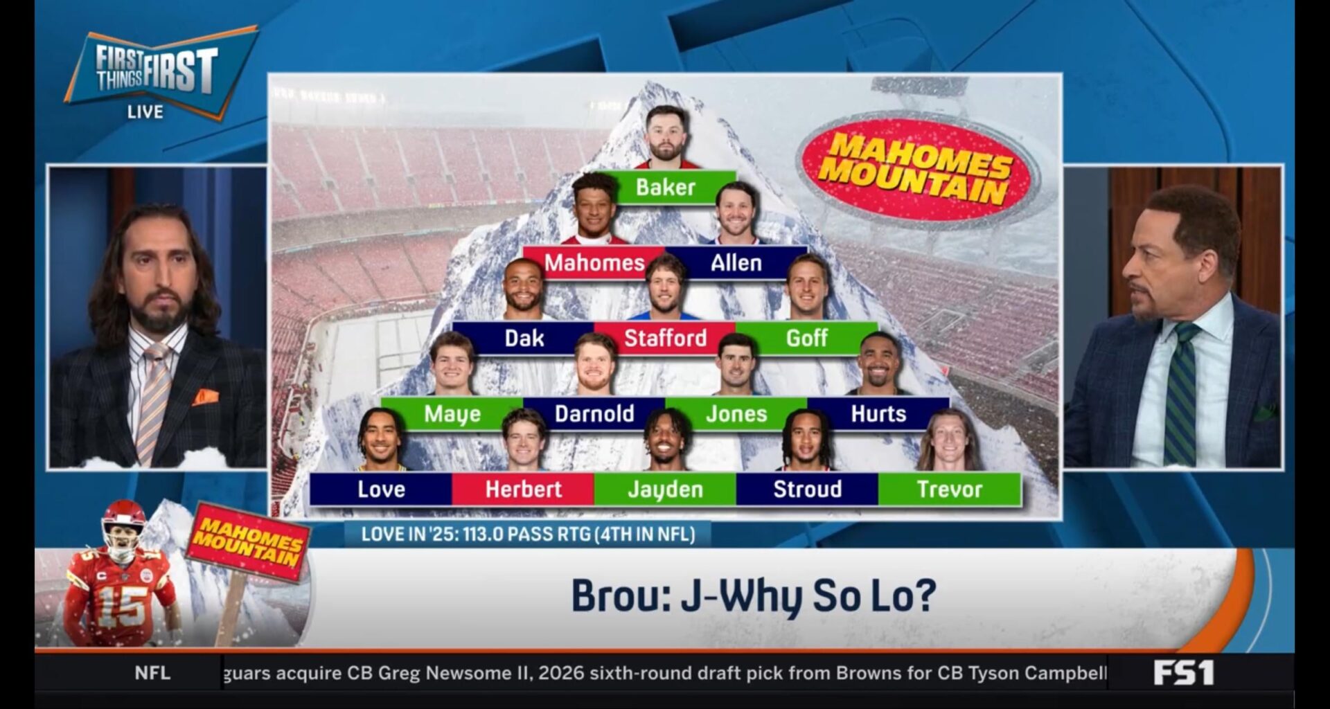 Baker has officially been given his flowers