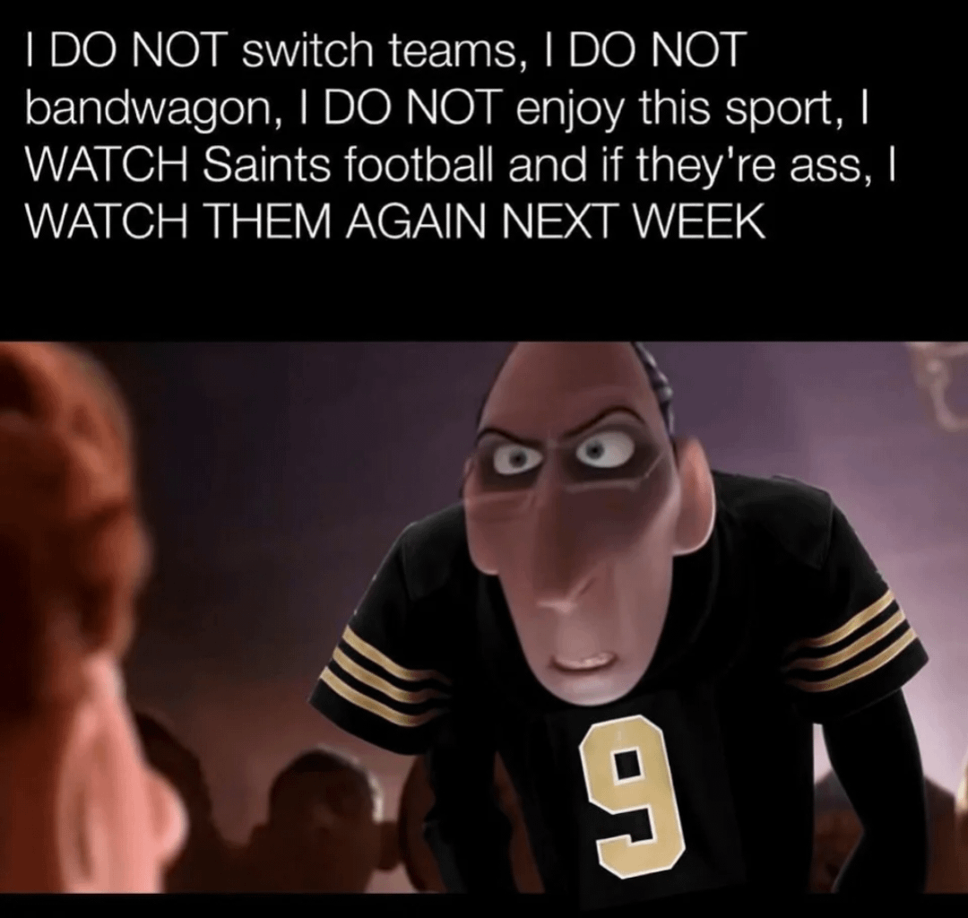 Gameday rules for the faithful: