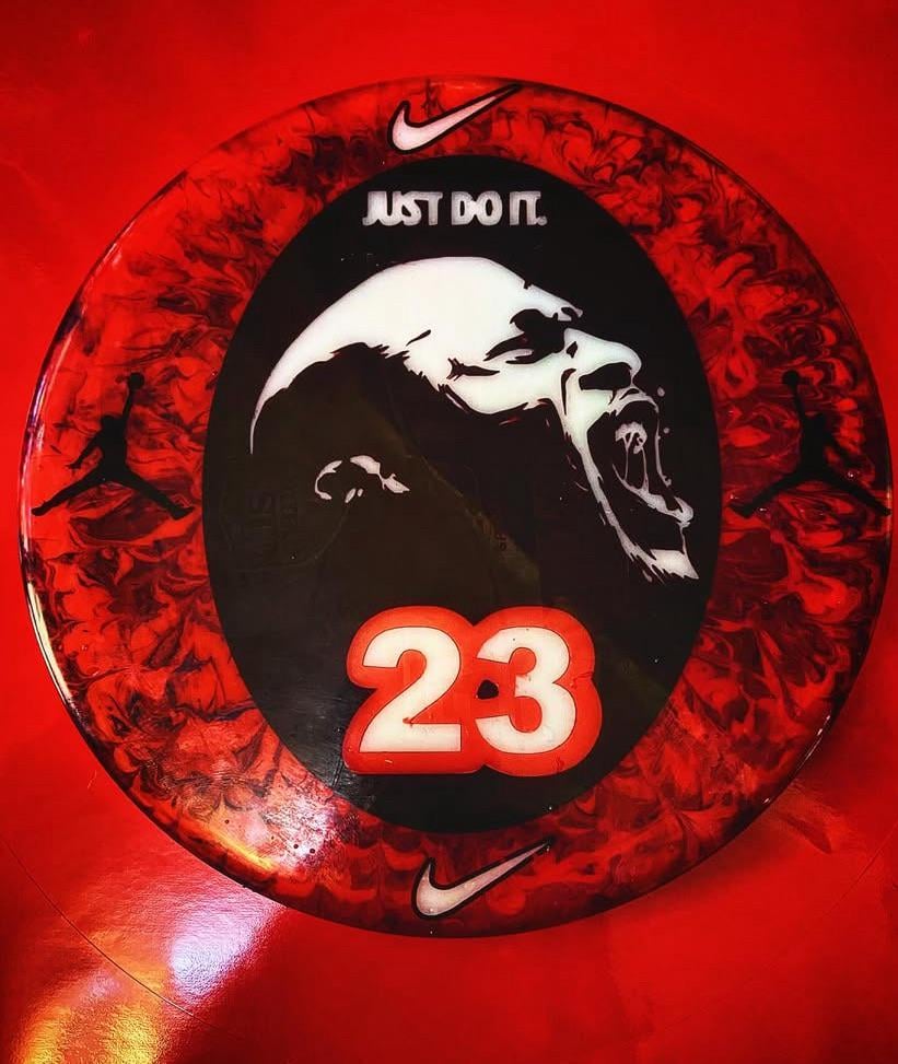 Disc golf disc I made , thanks for looking 👀