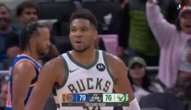 Giannis has some choice words en route to dismantling the Knicks last night: “This is my city, I ain’t fucking leaving you.”
