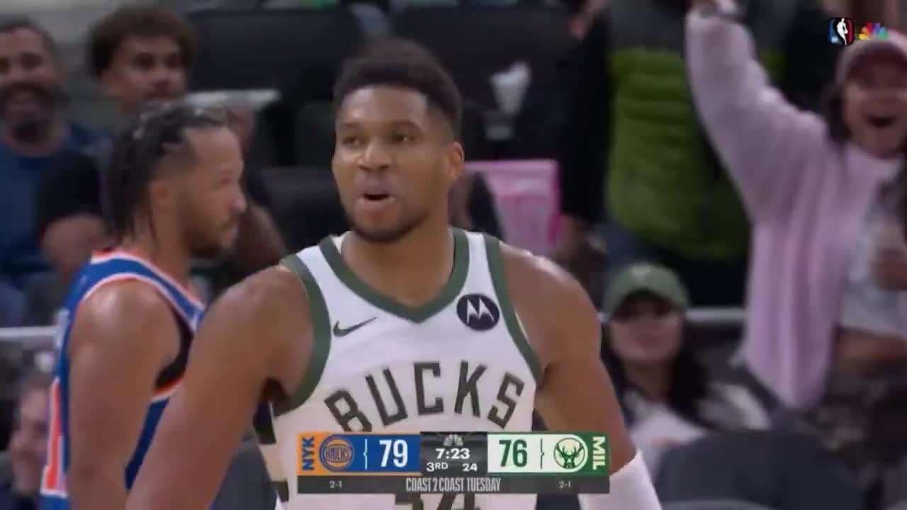 Giannis has some choice words en route to dismantling the Knicks last night: “This is my city, I ain’t fucking leaving you.”