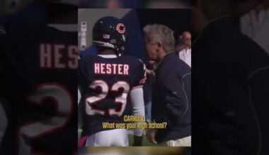 [espnthrowback] mic'd up moment of Devin Hester asking why he never got recruited to USC