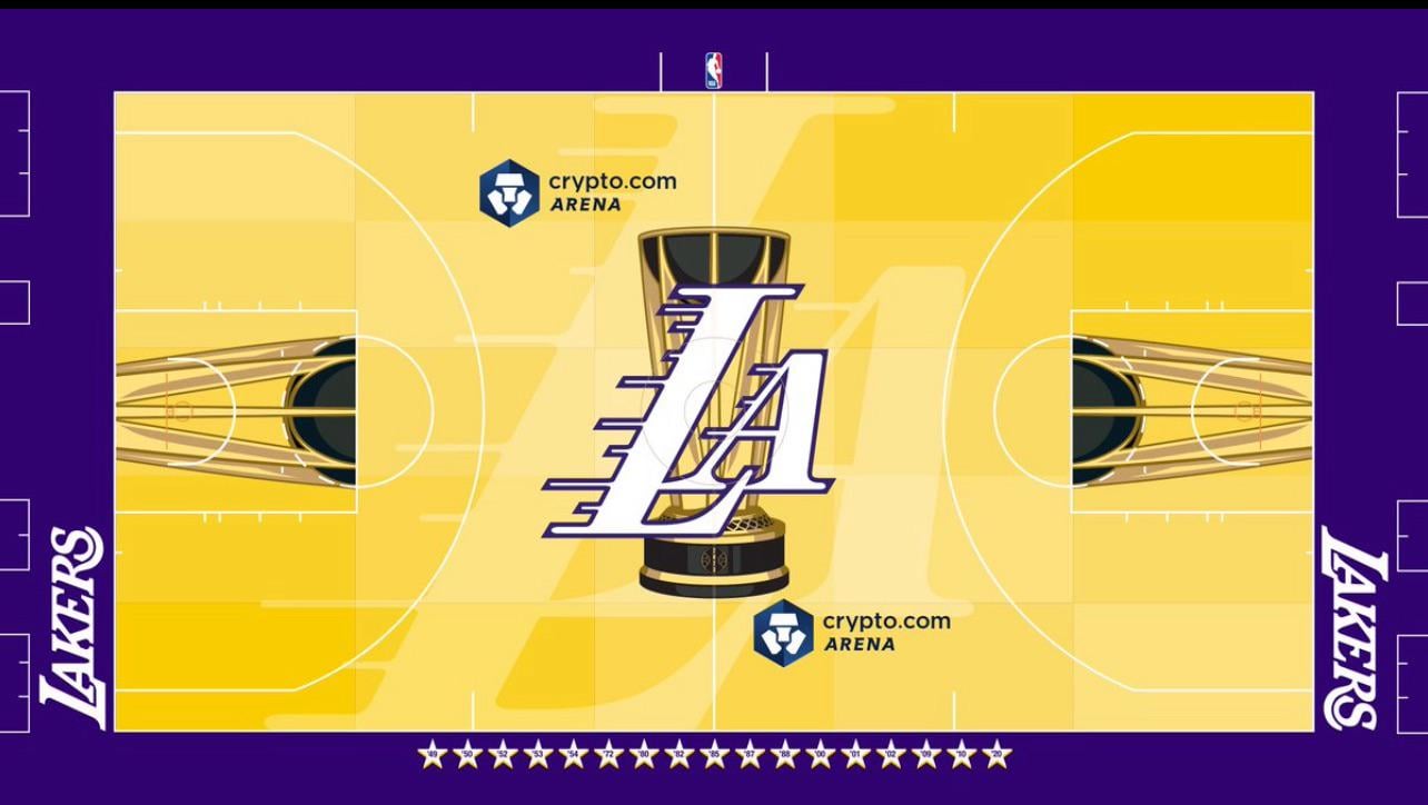 Lakers 25-26 NBA Cup Court
