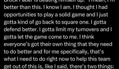 Faber postgame tonight