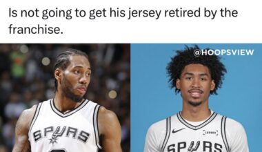 I appreciate everything he brought to our organization, and I like Kawhi as a person, but as a Spurs fan, fuck him 😂 D’Harp the real number 2 now 💪🏾