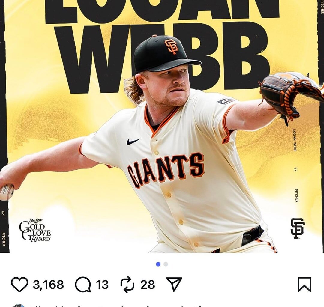 Logan Webb and Patrick Bailey are Gold Glove finalists