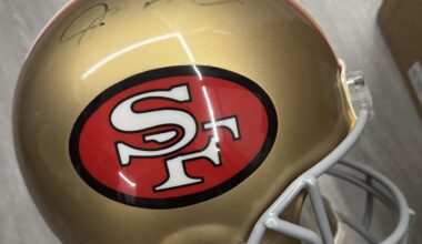 My Joe Montana Signed NFL Proline Authentic Helmet