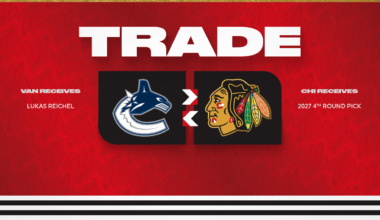 Reichel traded to Vancouver for a 4th round pick.