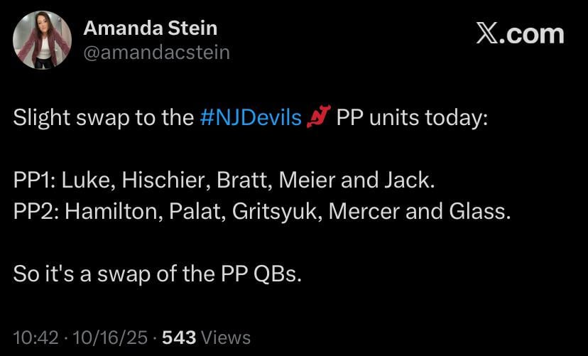 PP1/PP2 Updates for Panthers Game