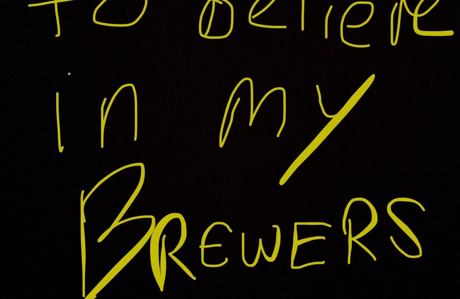 I choose to believe.