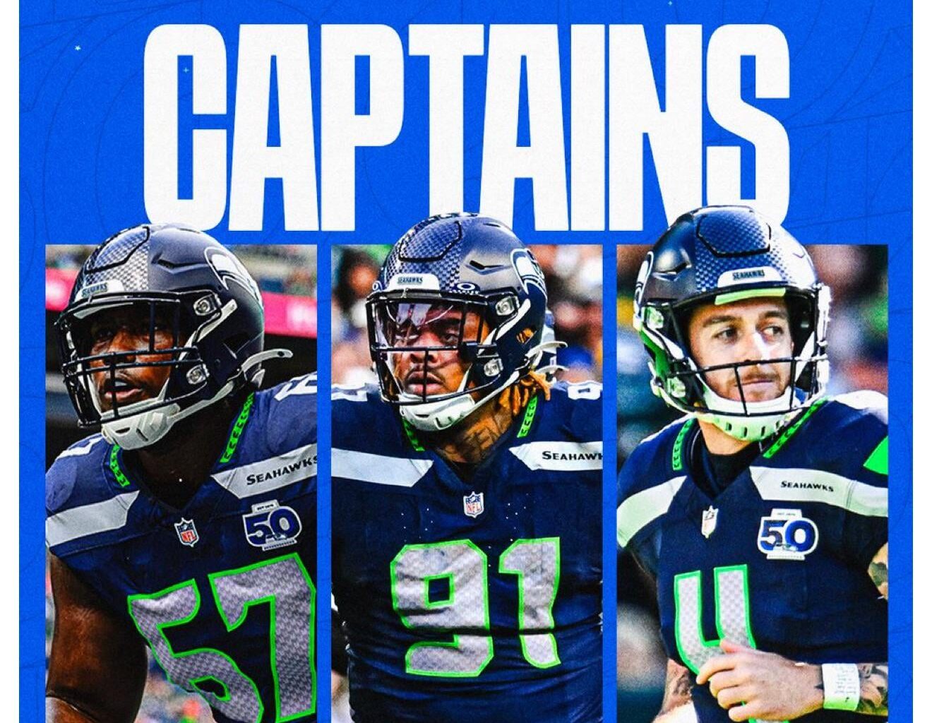 [Seahawks] Our MNF captains.