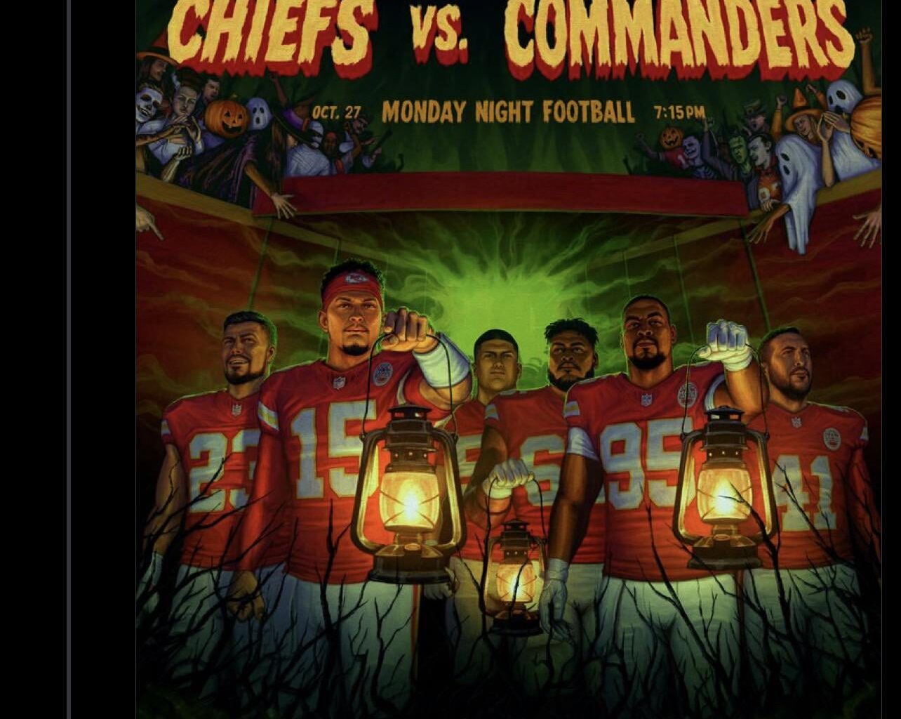 [Kansas City Chiefs] It’s spooky season in our house.