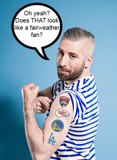 IT'S GAME DAY!!! We're up against the Panthers today, so I got to sit down with Florida's MOST DEDICATED PANTHERS FAN!!! He said he had been following the team for THREE WHOLE YEARS!!! Let's show him what some REAL CANADIAN HOCKEY looks like!!! GO FLAMES!!!