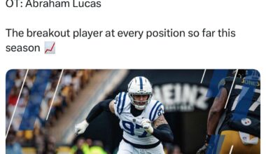 The breakout player at every position so far this season: WR (JSN) and OT (Abe Lucas)