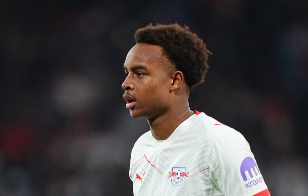 Assan Ouédraogo (RB Leipzig)  looks on during the 1. Bundesliga match between RB Leipizig and Werder Bremen at Red Bull Arena, Leipzig, Germany on November 23, 2025. 